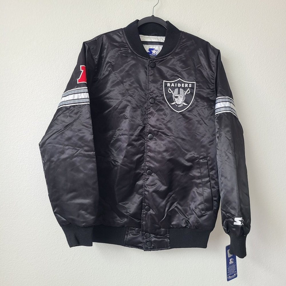 Starter NFL Las Vegas Raiders Jacket LS200167 Size M Black